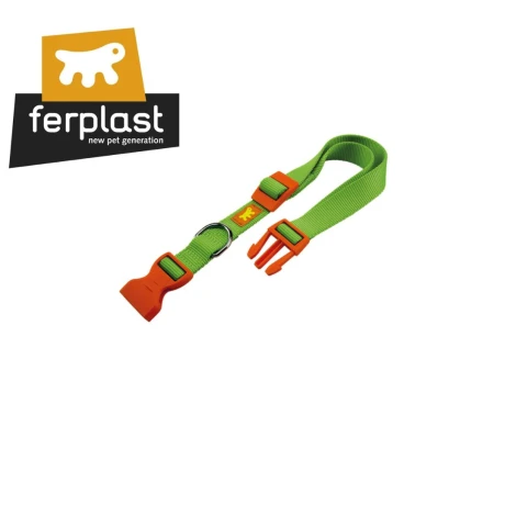 COLLAR FERPLAST CLUB C10/32 VERDE PEQUEÑO - MEDIANO Collar Ferplast Club C10/32 Verde Pequeño - Mediano