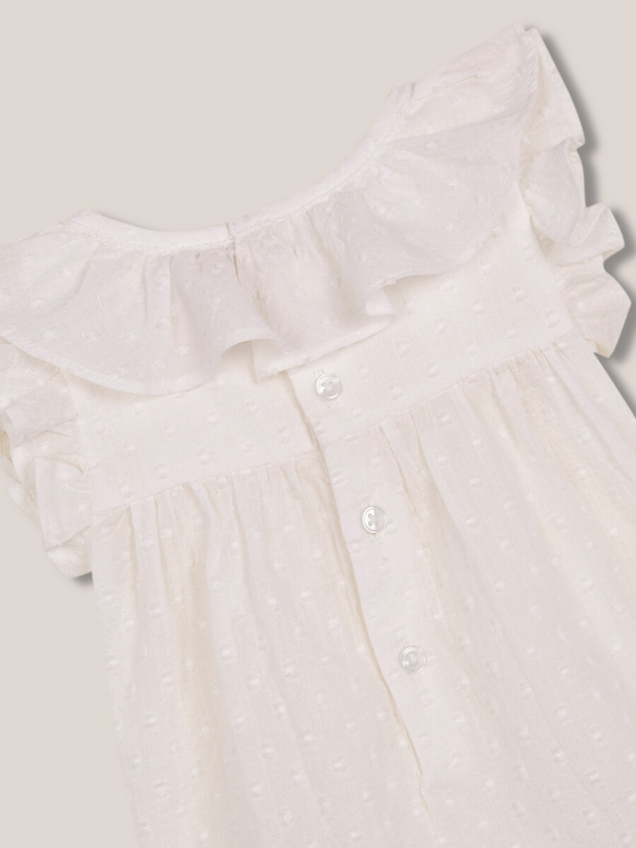 Camisa Body De Dobby Blanco