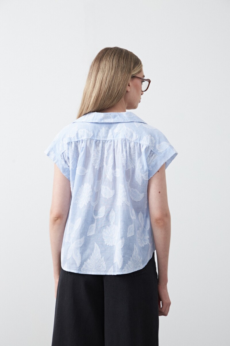 BLUSA CELINA Celeste