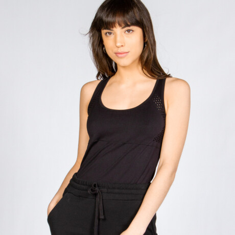 MUSCULOSA RACER BACK Negro