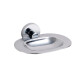 JABONERA METALICA DE BAÑO MODENA CROMO BRILLO 1 UNIDAD CROMO