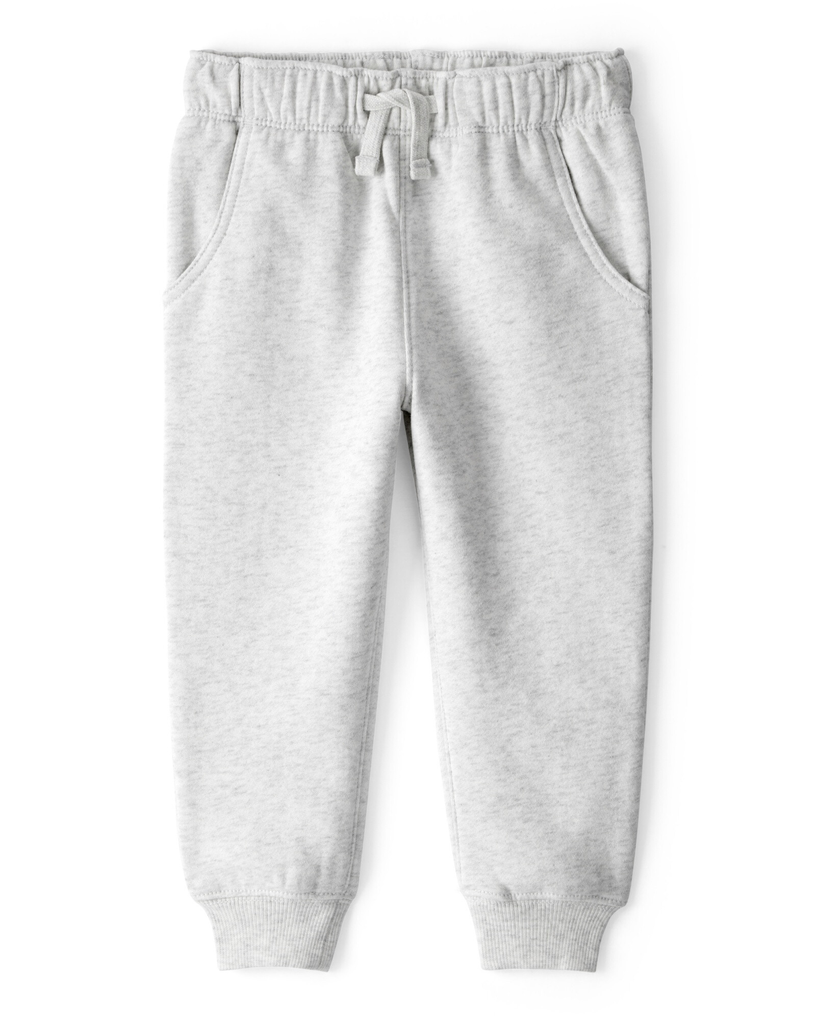 Pantalón deportivo de algodón, gris Sin color