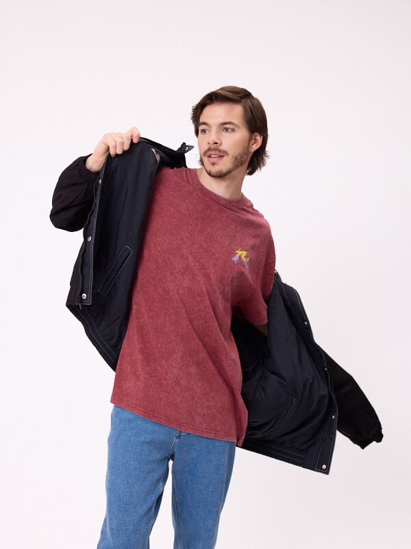 CAMPERA WOLLO RUSTY Negro