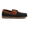 Starsax Hombre Nautico Acordonado Combinado Negro-whisky