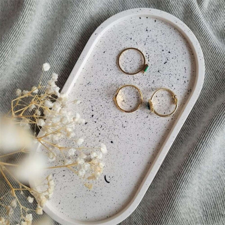 Bandeja Oval 44X14Cm Stone