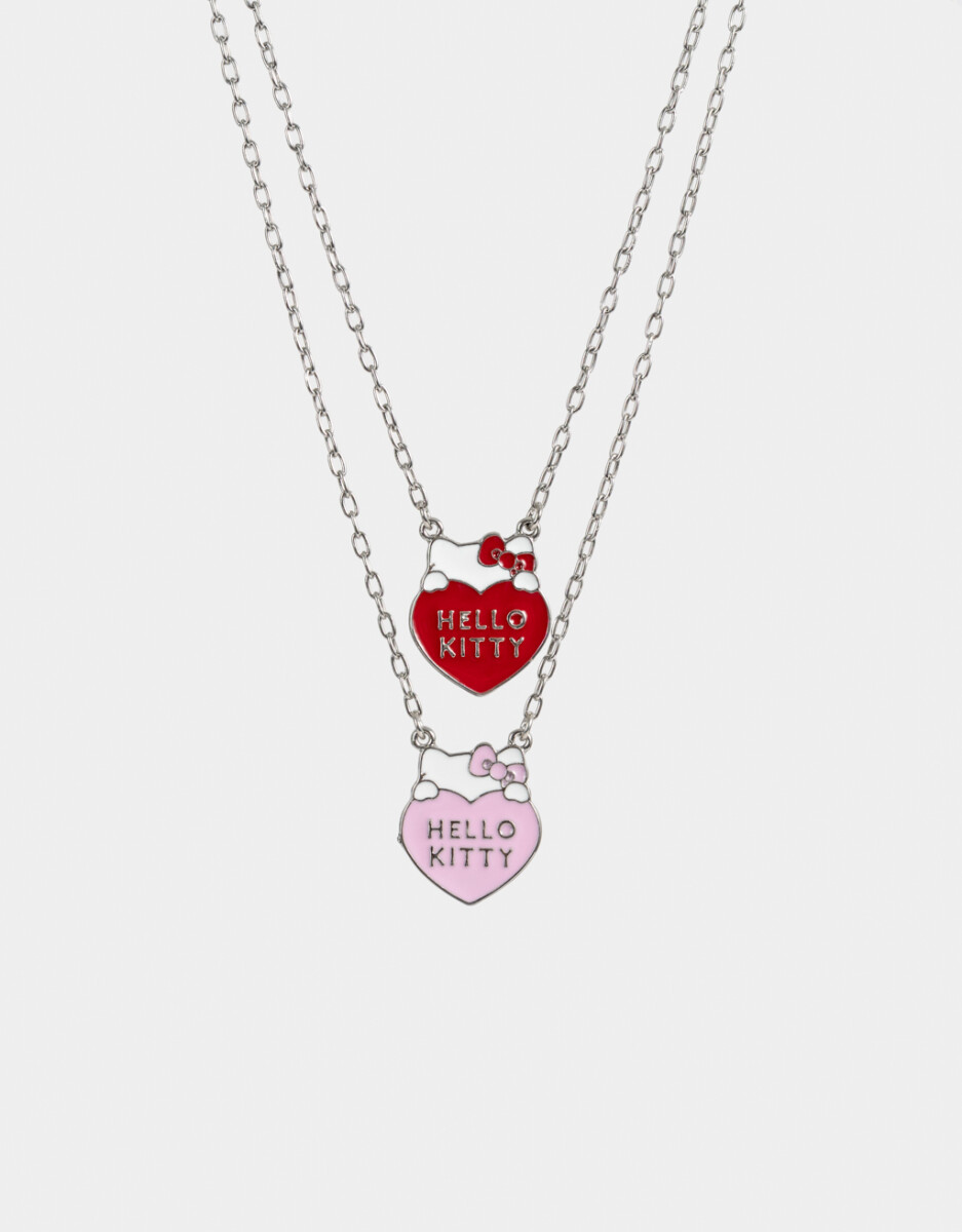 Set De Collares Para Compartir "hello Kitty" 