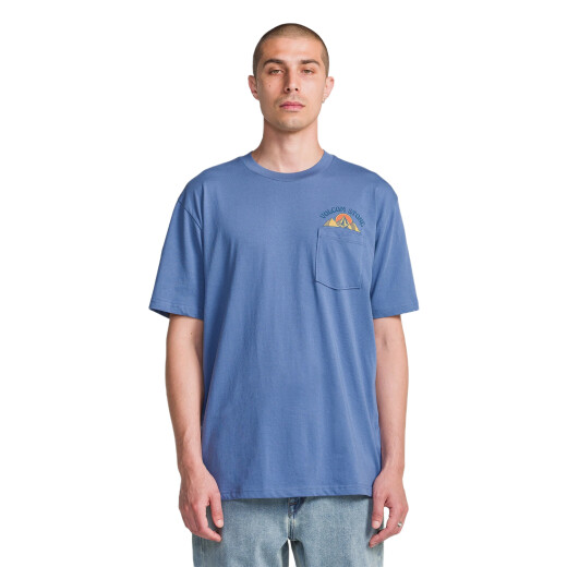 Remera Volcom ABG GREAT DIVIDE SST - Azul Remera Volcom ABG GREAT DIVIDE SST - Azul