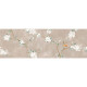 Ceramica Taupe Decorada Flores 40X120Cm Pared GAMAS DE MARRON