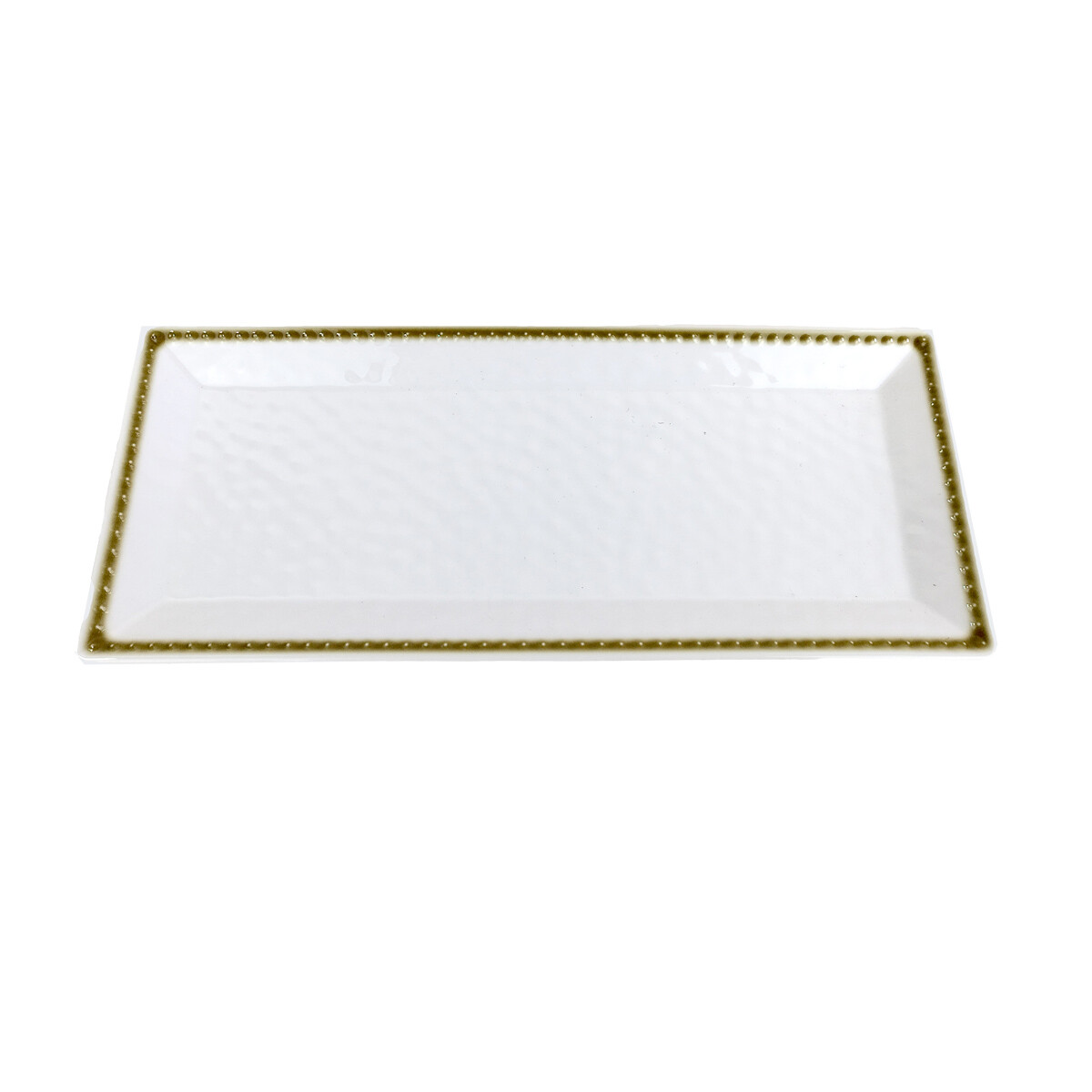 BANDEJA MELAMINA RECT LINEA SPOT GUARDA DORADA 19´ 50X21X2 500G 