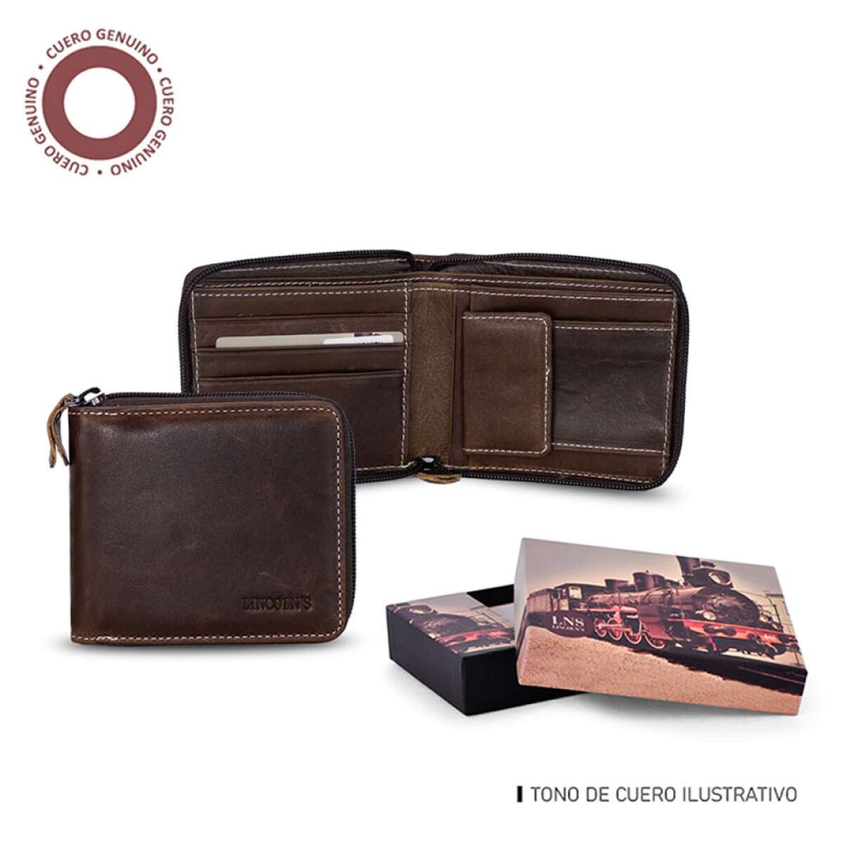 Billetera Magno - Caoba 