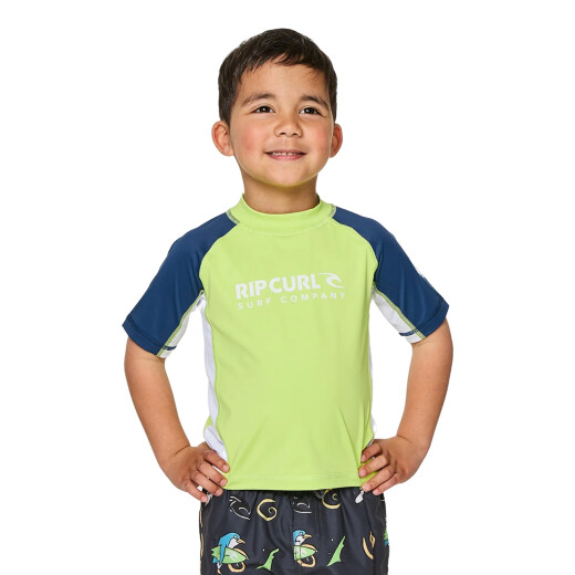 Lycra Rip Curl Shock Upf Niño - Verde Lycra Rip Curl Shock Upf Niño - Verde