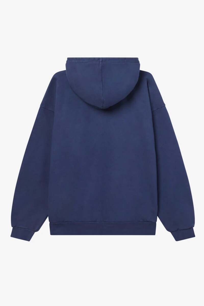 LOWERCASE PIGMENT HOOD Azul