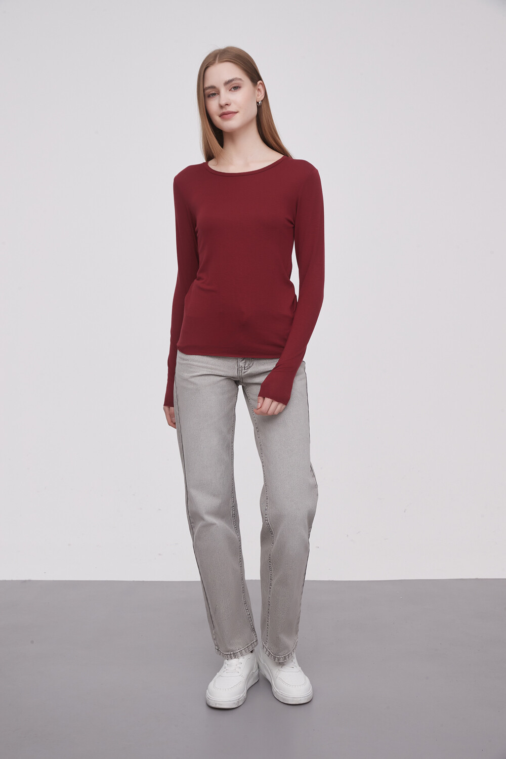 Remera Rimba Bordeaux
