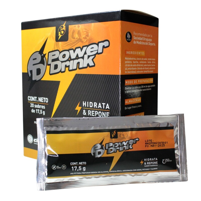 Power Drink Naranja 20 Sobres Power Drink Naranja 20 Sobres