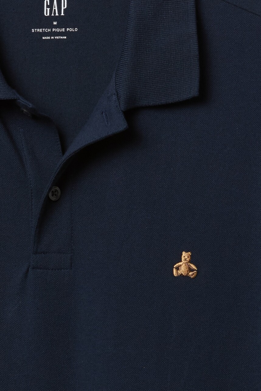 Remera Polo Osito Brannan Hombre Tapestry Navy