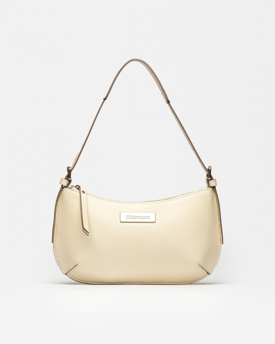 Cartera al hombro Mia en cuero graneado - Cotton 