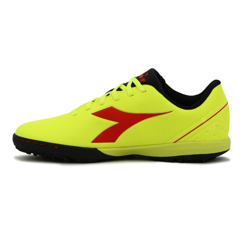 Diadora Champion Hombre Soccer PICHICHI 5 TFR Amarillo Fluo-Rojo