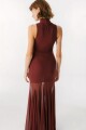Vestido Flow Bordeaux