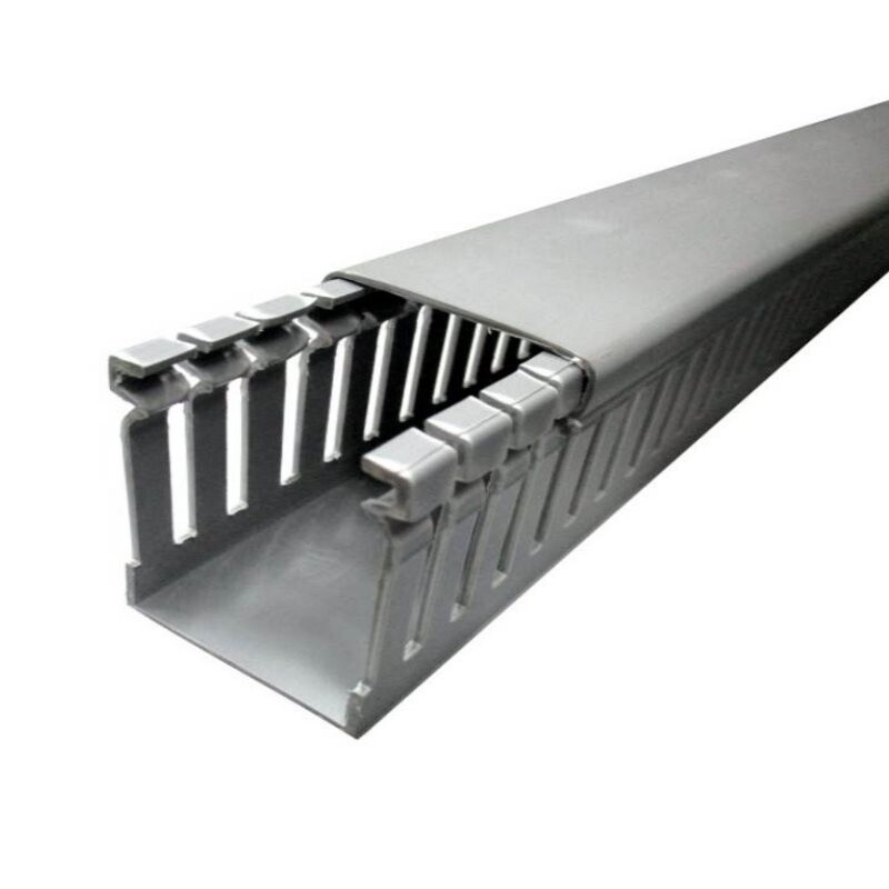 CABLECANAL 30X30MM GRIS RANURADO CABLECANAL 30X30MM GRIS RANURADO