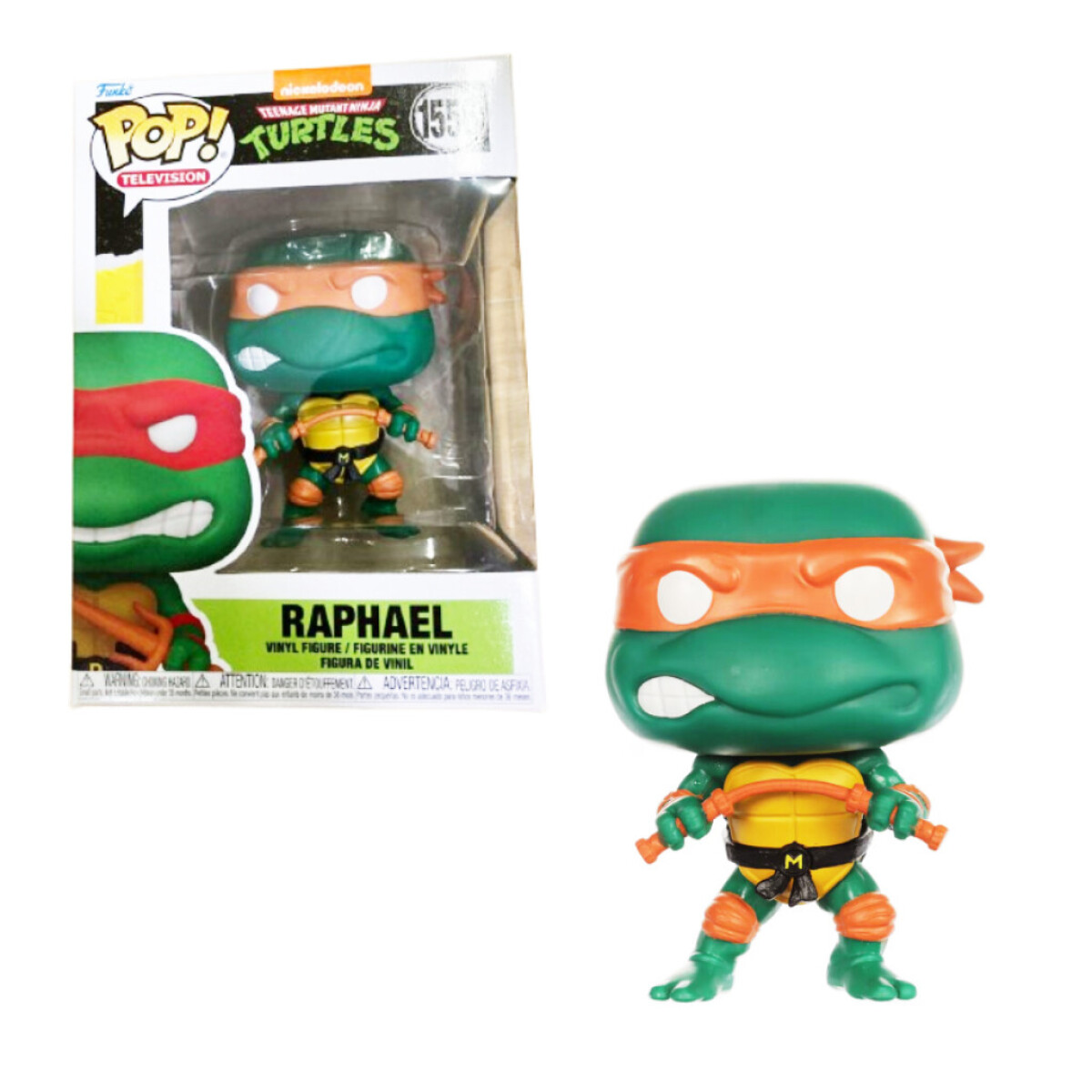 Caja de Raphael con Funko Michellangelo TMNT - 1556 