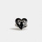 Anillos Medianos y Grandes Con corazón Anillo Con Corazón - Plateado