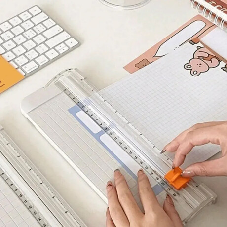 Guillotina para papel 23x13cm Blanco