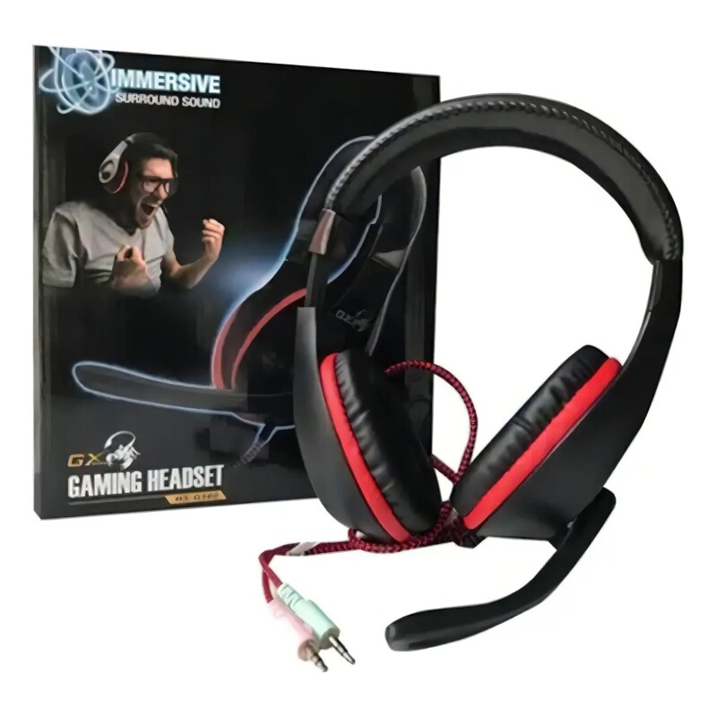 Auriculares Gamer Genius Hs-g560 con Mic y Sonido 40mm Negro Auriculares Gamer Genius Hs-g560 con Mic y Sonido 40mm Negro