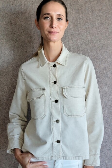 Sobrecamisa Ginebra Beige Melange