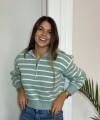 Buzo Rayas verde