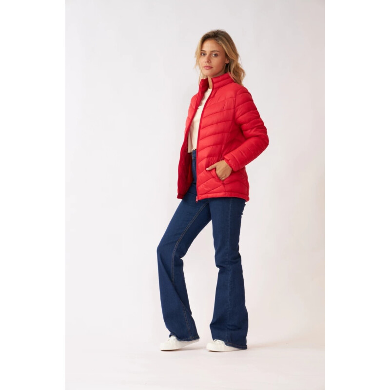 Campera de Mujer N+ Rojo