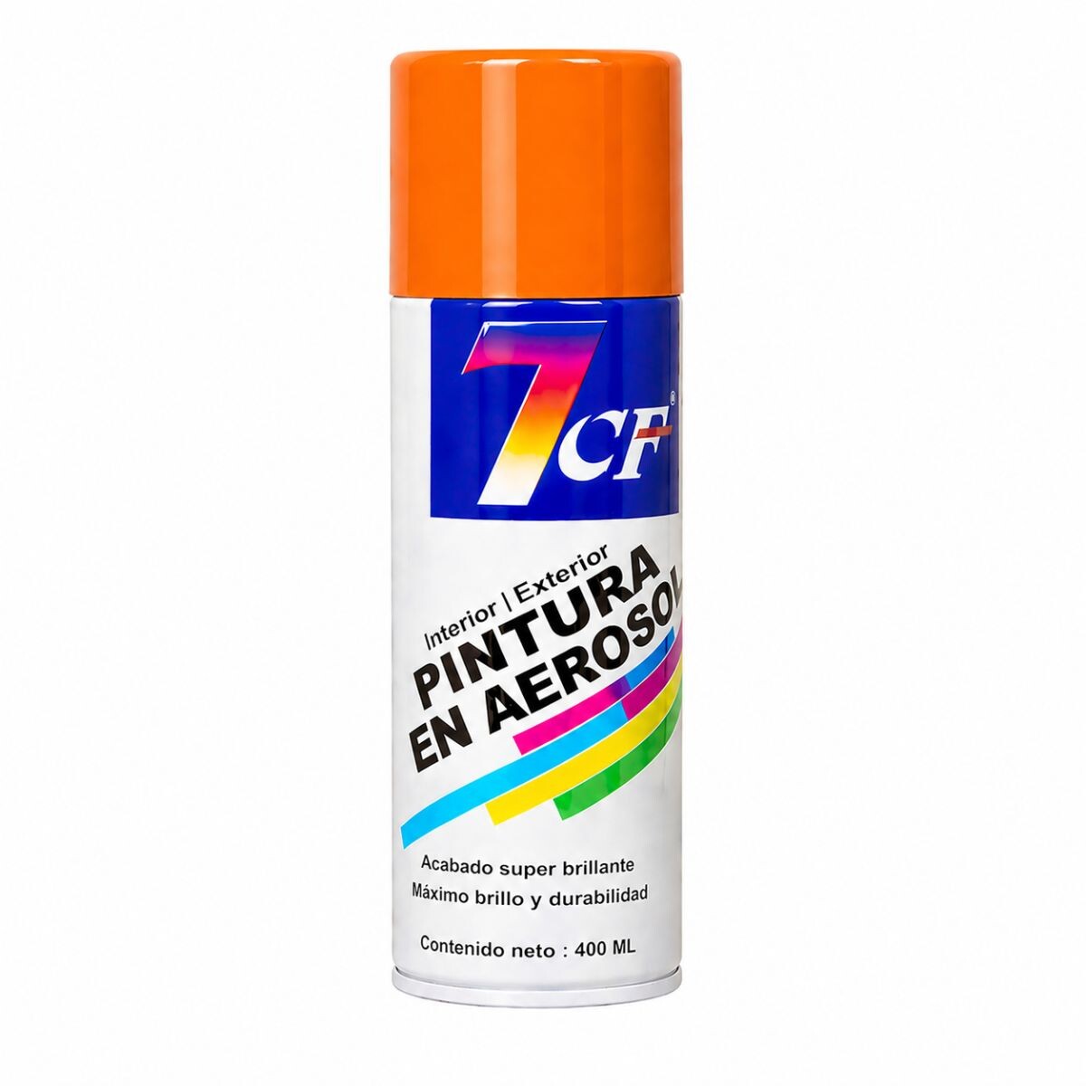 ESMALTE AEROSOL BRILLANTE 7CF 400ml. Naranja Orange Yellow 68