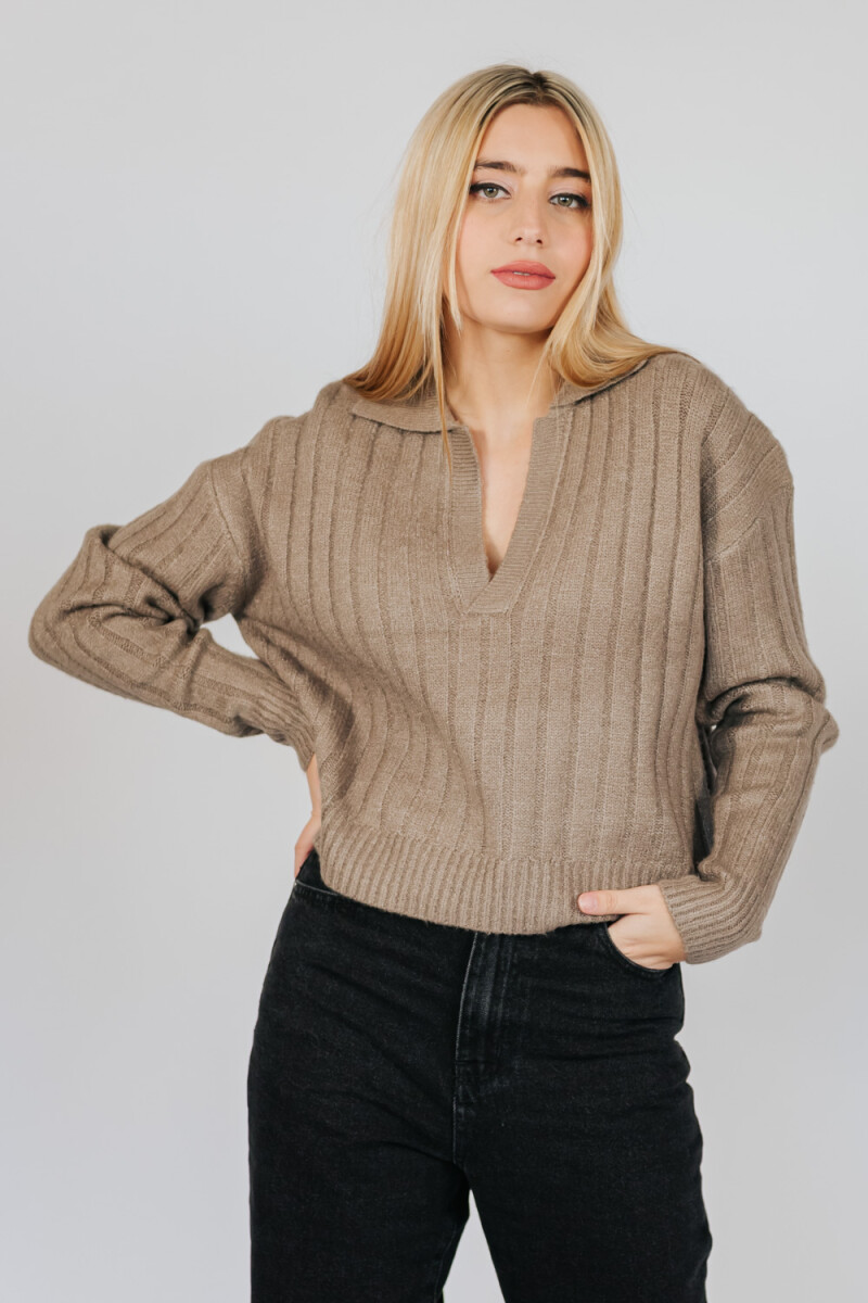 Sweater Zauiya - Taupe / Mink / Vison 