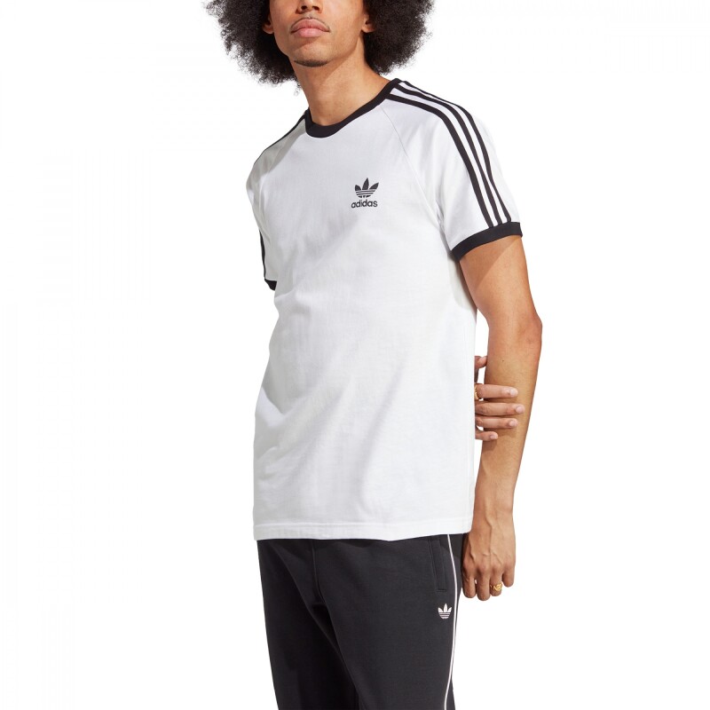 Remera 3-Stripes Tee de Hombre Blanco