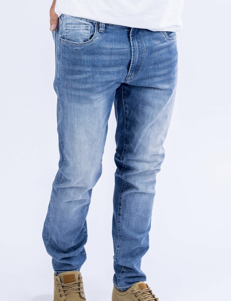 Pantalón de jeans para hombre Slim Fit UFO Bitter Azul Oscuro Talle 28