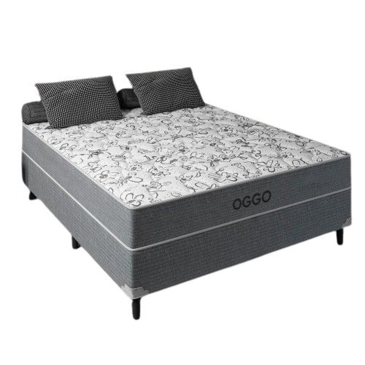 Oferta sommier Mega Sueño 2 plazas espuma 138x188 cm - MEGASUEÑO138X188 