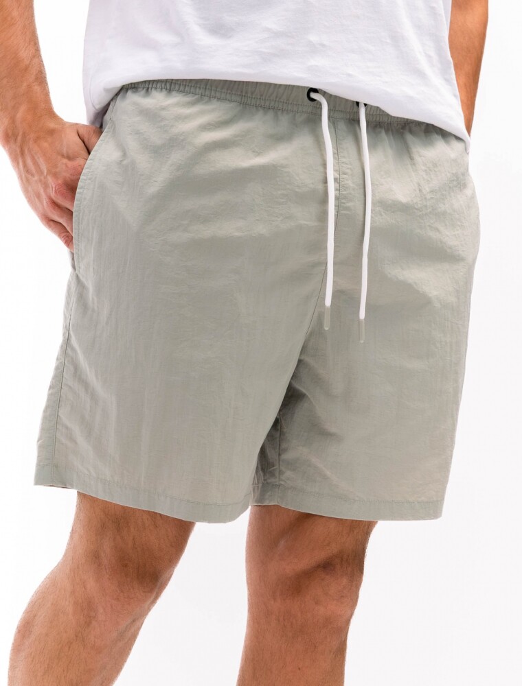 Short Liso Buzios Gris