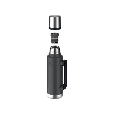 Termo Stanley Classic 1.4 L con Asa Plegable y Tapón Cebador Negro