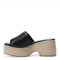 Zuecos de Mujer Bottero liso Negro