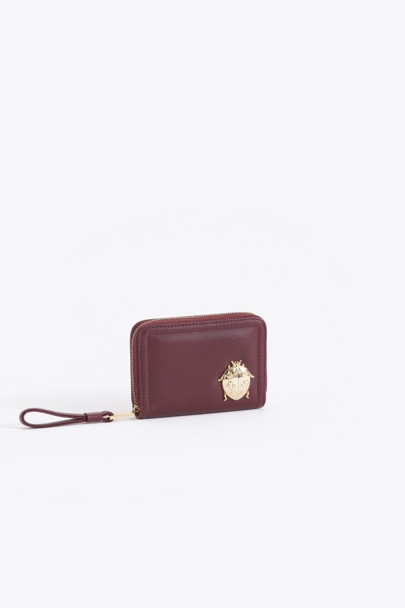 BILLETERA LADY BUG SMALL Bordo