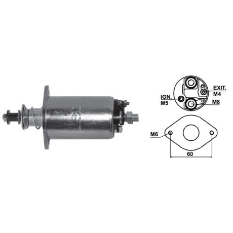 AUTOMATICO DE ARRANQUE - SOLENOIDE INDIEL FORD FALCON =FS.26 LC AUTOMATICO DE ARRANQUE - SOLENOIDE INDIEL FORD FALCON =FS.26 LC