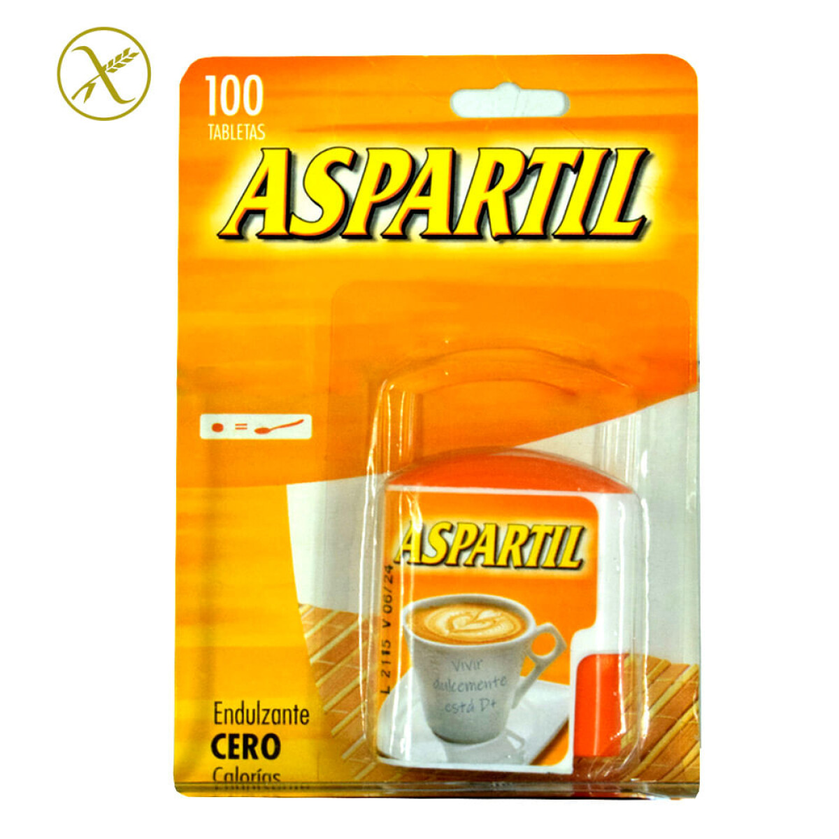 Aspartil 100 Comprimidos – Endulzante de Uso Diario