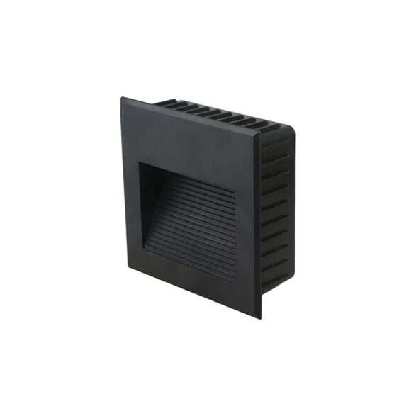 Luminaria de embutir pared LED cálida IP65 16x16cm IX4428