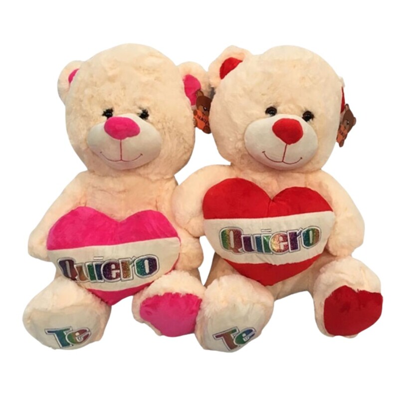 Oso de Peluche con Corazón “Te Quiero” 50 cm – Ideal para Regalo Romántico N/a