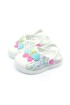 Sandalias Mariposa Floral en Blanco Sandalias Mariposa Floral en Blanco