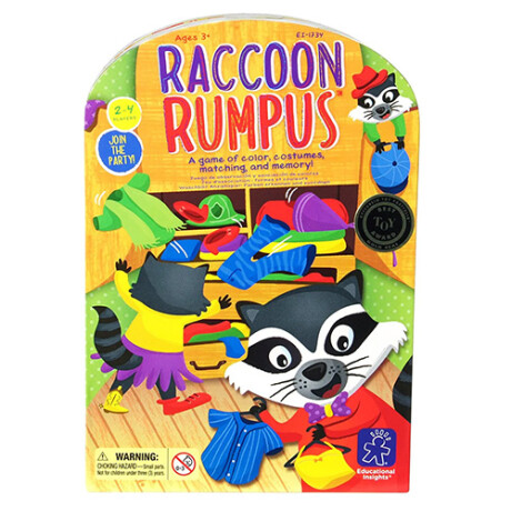 Juego del Mapache Raccoon Rumpus Asocio Colores EI1734 001