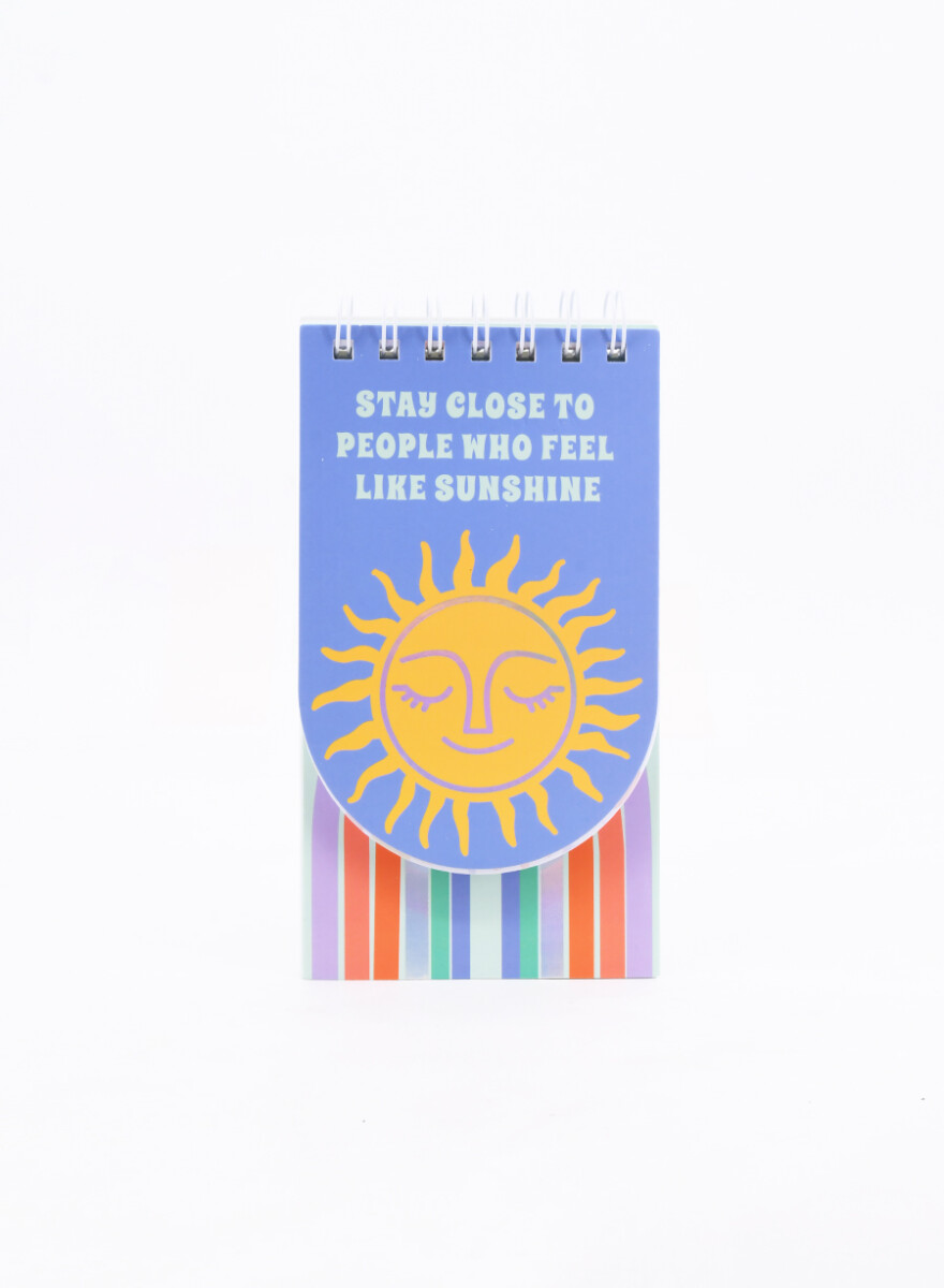 LIBRETA DE NOTAS - AZUL 