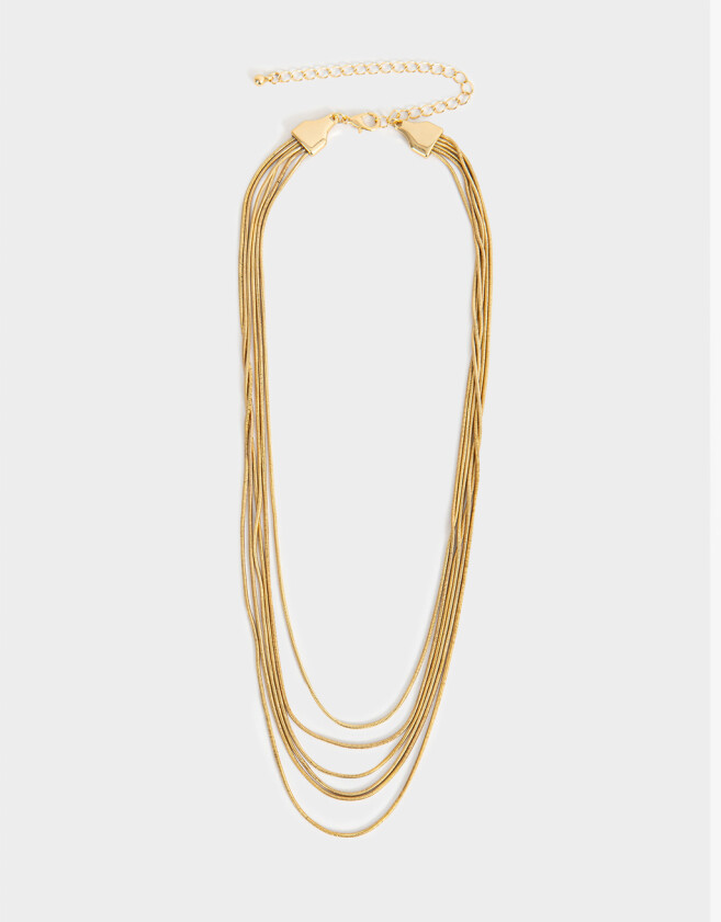 Collares Cortos Premium Silver Cortos - Dorado