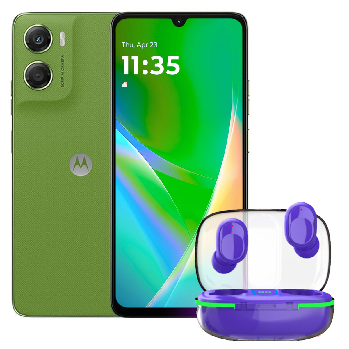 Motorola G06 Dual Sim 128gb 4gb Ram + Reaglo - VERDE 