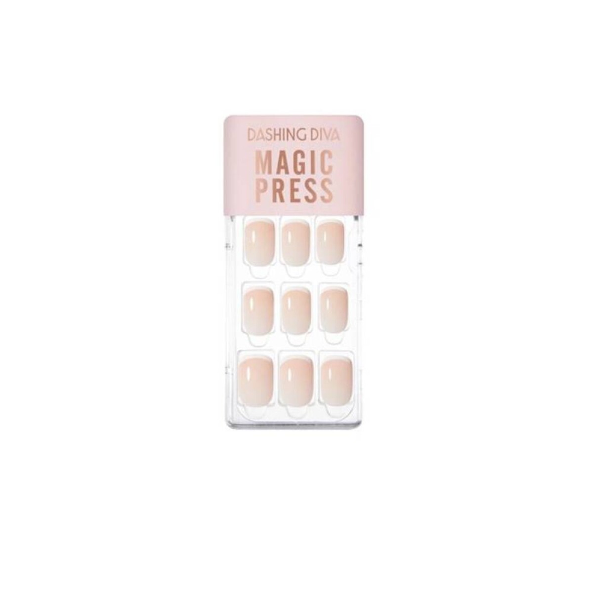 Hortensia Uñas en gel Dashing Diva Magic Press - White Thin Fr 