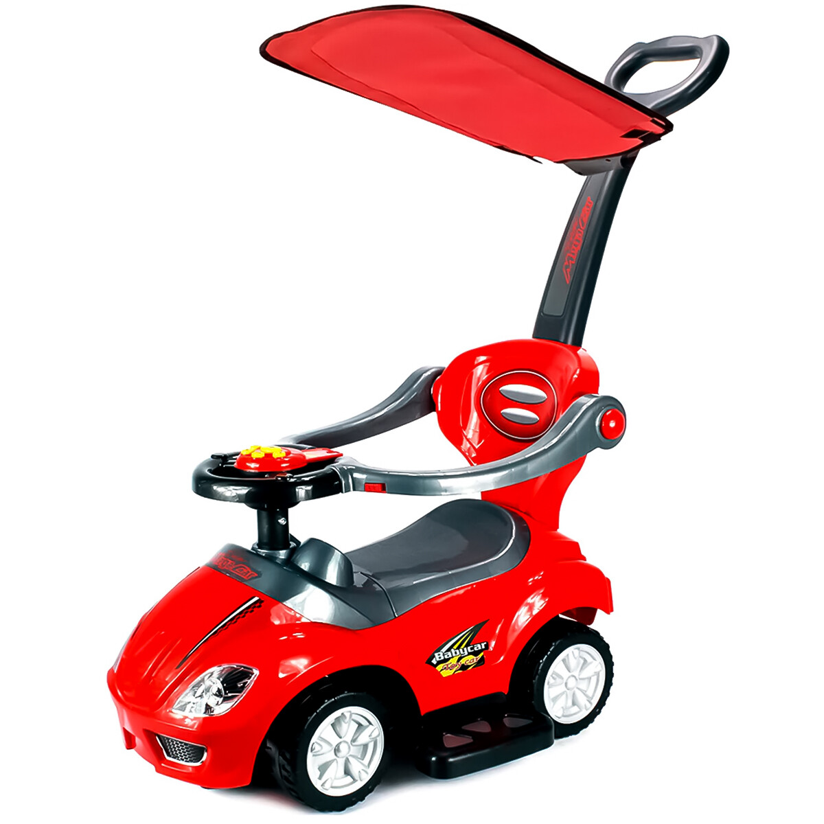 Carrito para Niños Musical con Guiador Rojo Yellow BEBE